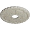 Ekena Millwork Kendall Train Station Medallion (Canopies up to 3 7/8"), 18 1/2"OD x 3 7/8"ID x 1"P, Pot of Cream CM18KDPCC - alternate 2